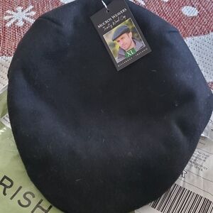 Mucros Weavers Trinity Wool Cap - Black XL